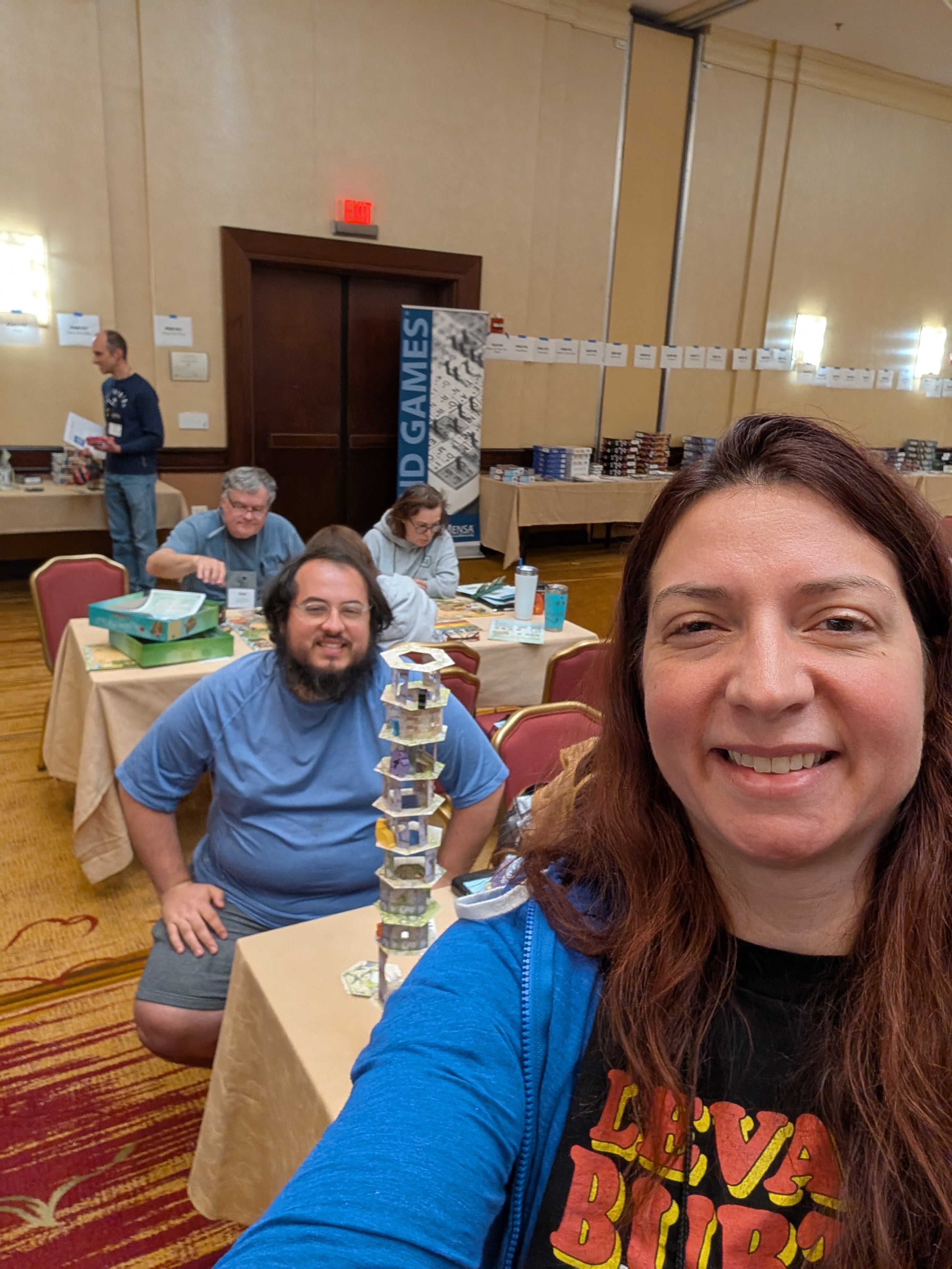 Alex and Jessica at American Mensa's MindGames event
